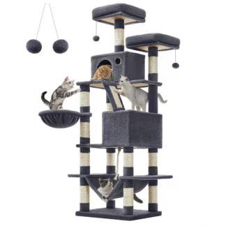 Arbre à Chat gris foncé - Hauteur 168cm