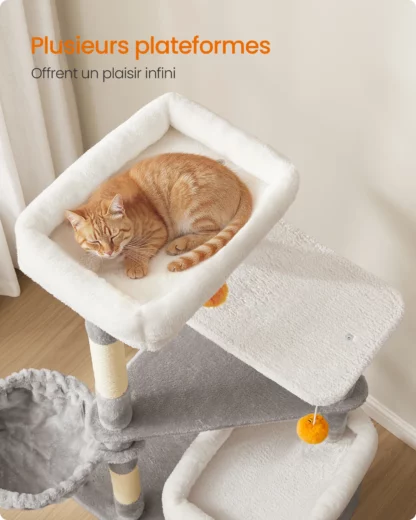 Arbre à Chat gris clair - Hauteur 152cm – Image 4