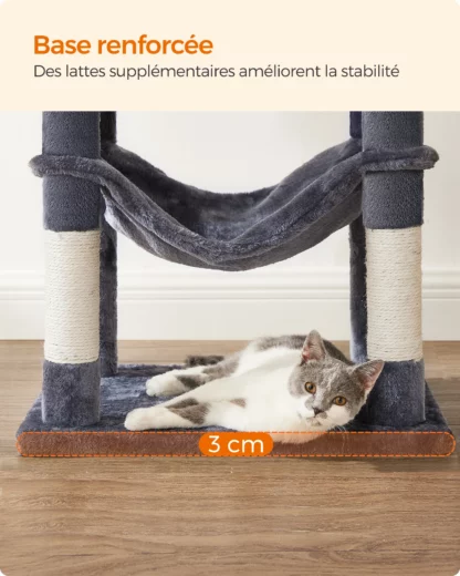 Arbre à Chat gris foncé - Hauteur 143cm – Image 6