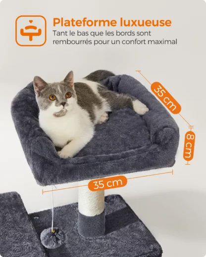 Arbre à Chat gris foncé - Hauteur 143cm – Image 2
