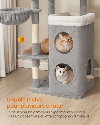 Arbre à Chat gris clair - Hauteur 152cm – Image 3