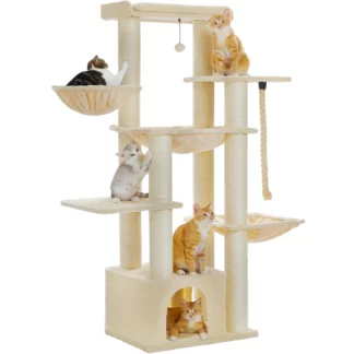 Arbre à Chat XXL beige - Hauteur 169cm