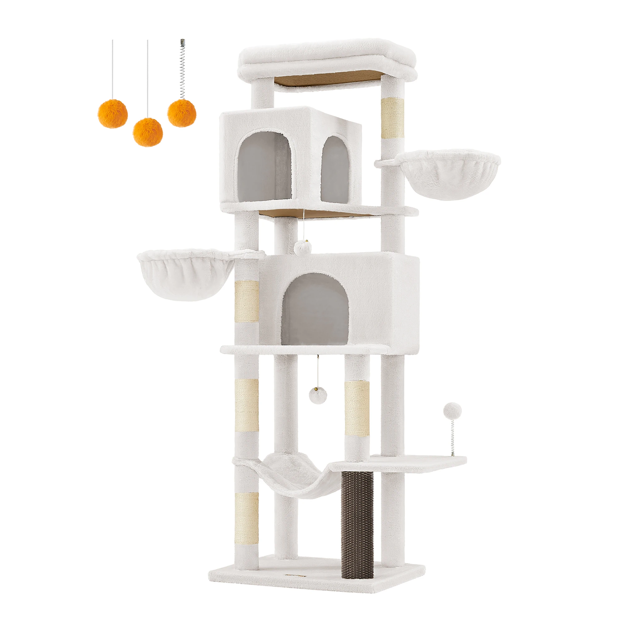Arbre à Chat blanc - Hauteur 175cm