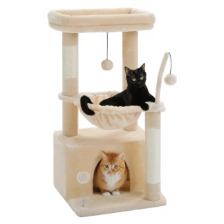 Arbre à Chat beige - Hauteur 84cm