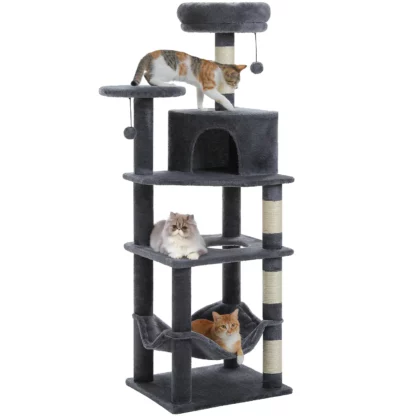 Arbre à Chat gris foncé - Hauteur 140cm