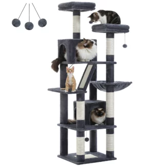 Arbre à Chat gris foncé - Hauteur 180cm