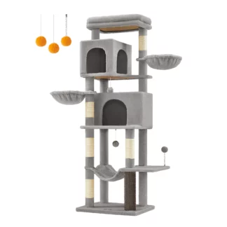 Arbre à Chat gris clair - Hauteur 175cm
