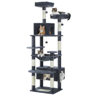 Arbre à Chat gris foncé - Hauteur 184cm