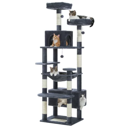 Arbre à Chat gris foncé - Hauteur 184cm