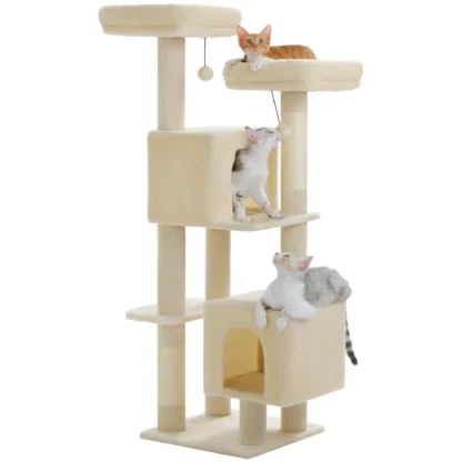 Arbre à Chat beige - Hauteur 133cm