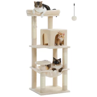 Arbre à Chat beige - Hauteur 116cm
