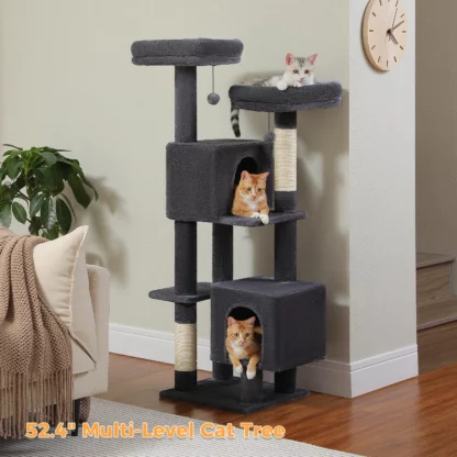 Arbre à Chat gris foncé - Hauteur 133cm – Image 2