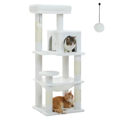 Arbre à Chat blanc - Hauteur 116cm