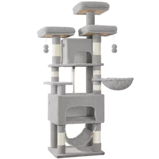 Arbre à Chat gris clair - Hauteur 176cm