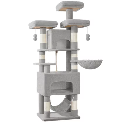 Arbre à Chat gris clair - Hauteur 176cm