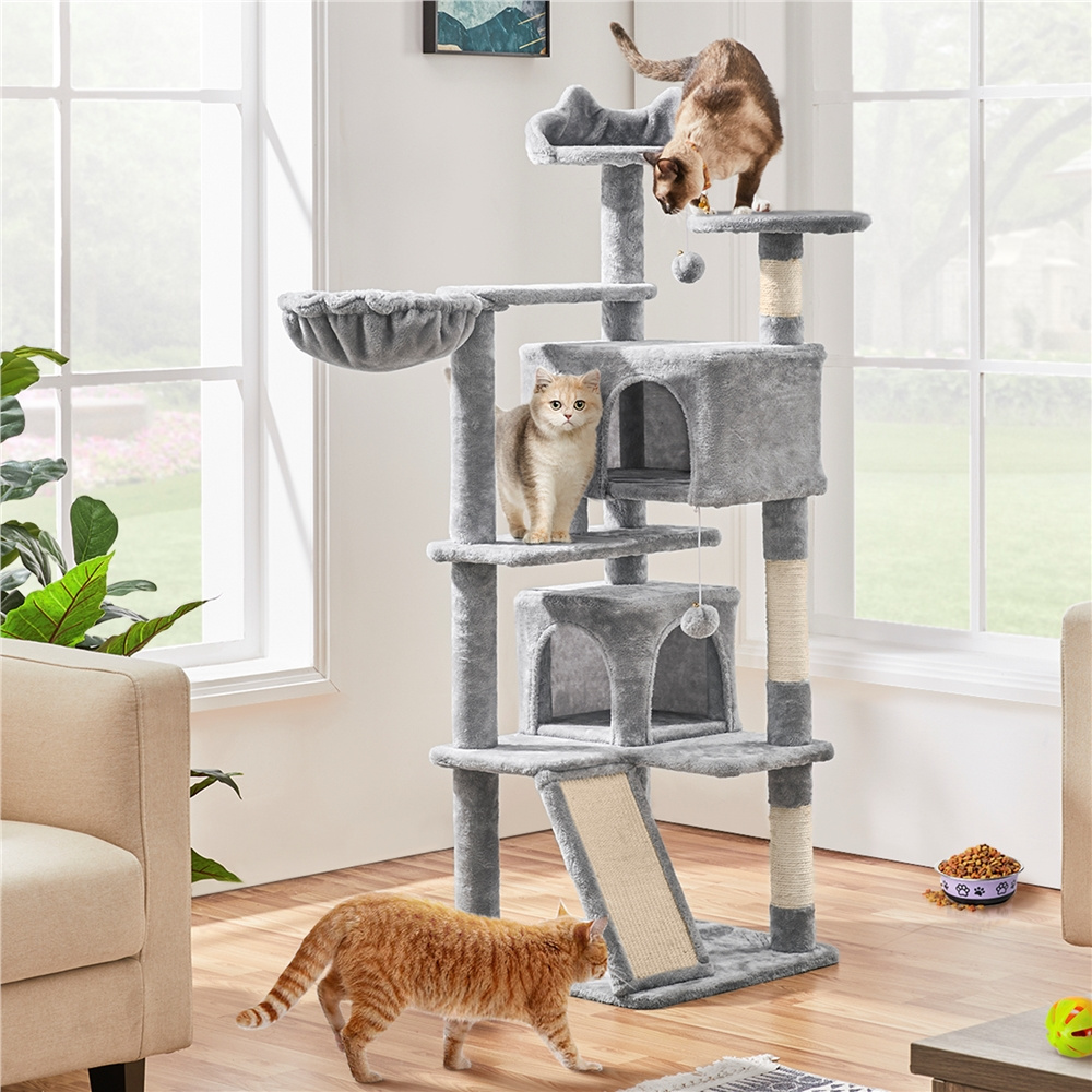 Arbre à Chat gris clair - Hauteur 146cm – Image 2