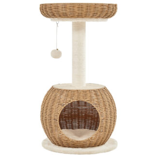 Arbre à Chat en osier design - Hauteur 75cm