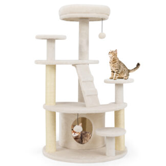 Arbre à Chat blanc - Hauteur 101cm